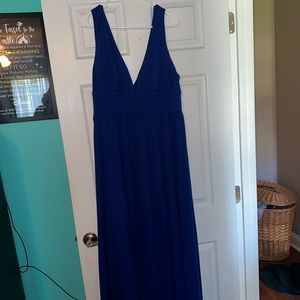 Royal blue formal dress